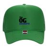 OTTO Cap 5 Panel High Crown Mesh Back Trucker Hat Thumbnail